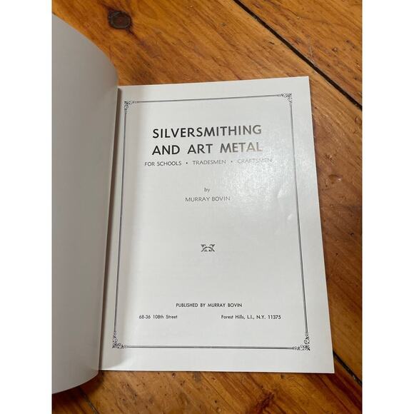 VTG Silversmithing and art metal for schools tradesman craftsmen by Murray Bovin - Picture 3 of 8